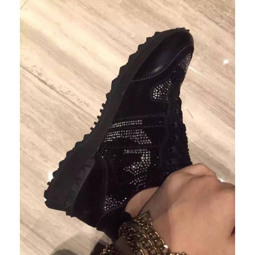 Valentino Garavani Rockrunner sneakers Swarovski crystals 